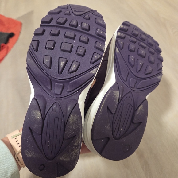 Nike Air Pro Max Kids Purple Green Sneakers Size 13 c - Picture 4 of 4